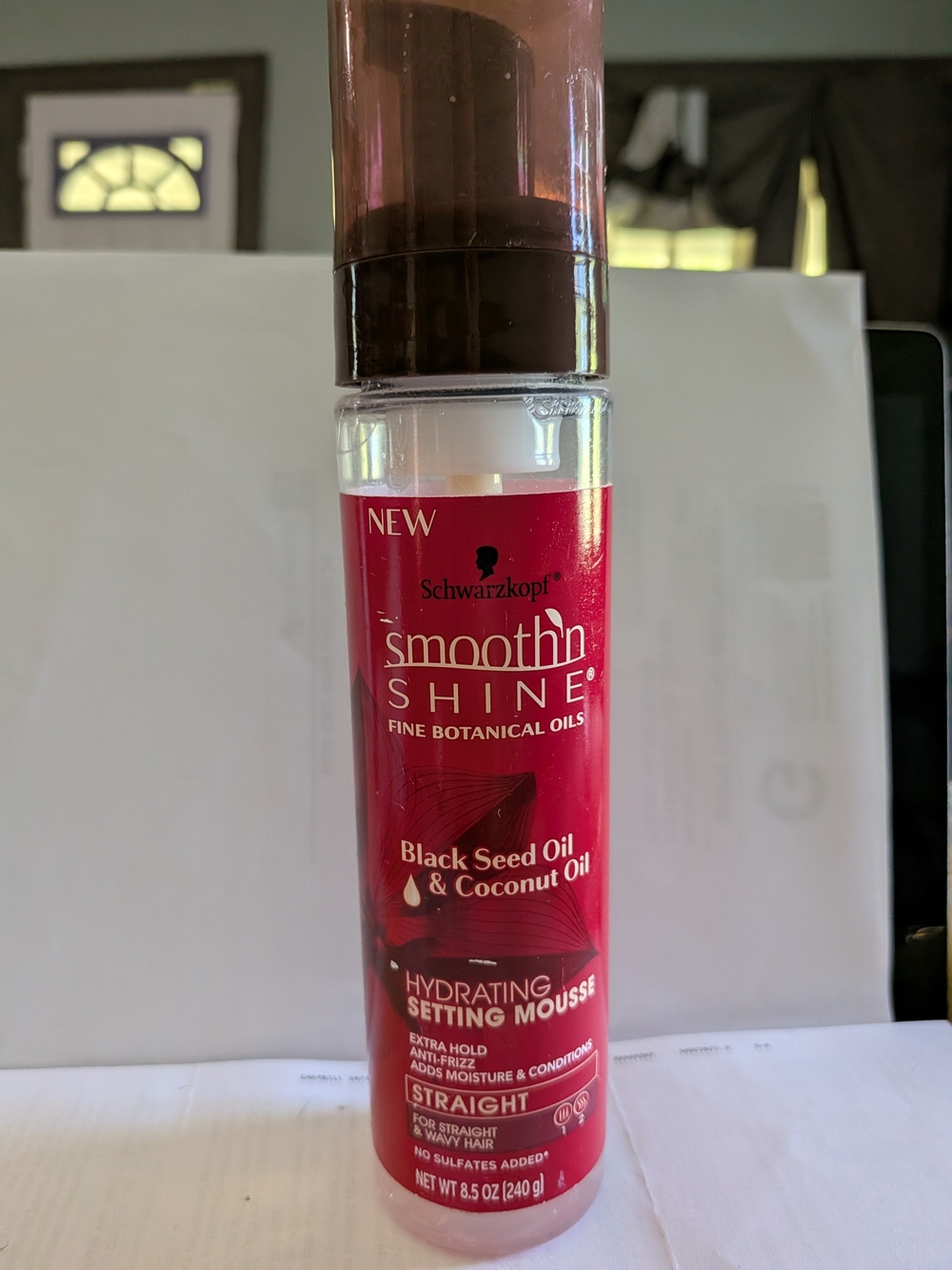 Smooth'n Shine Hydrating Setting Mousse — Red